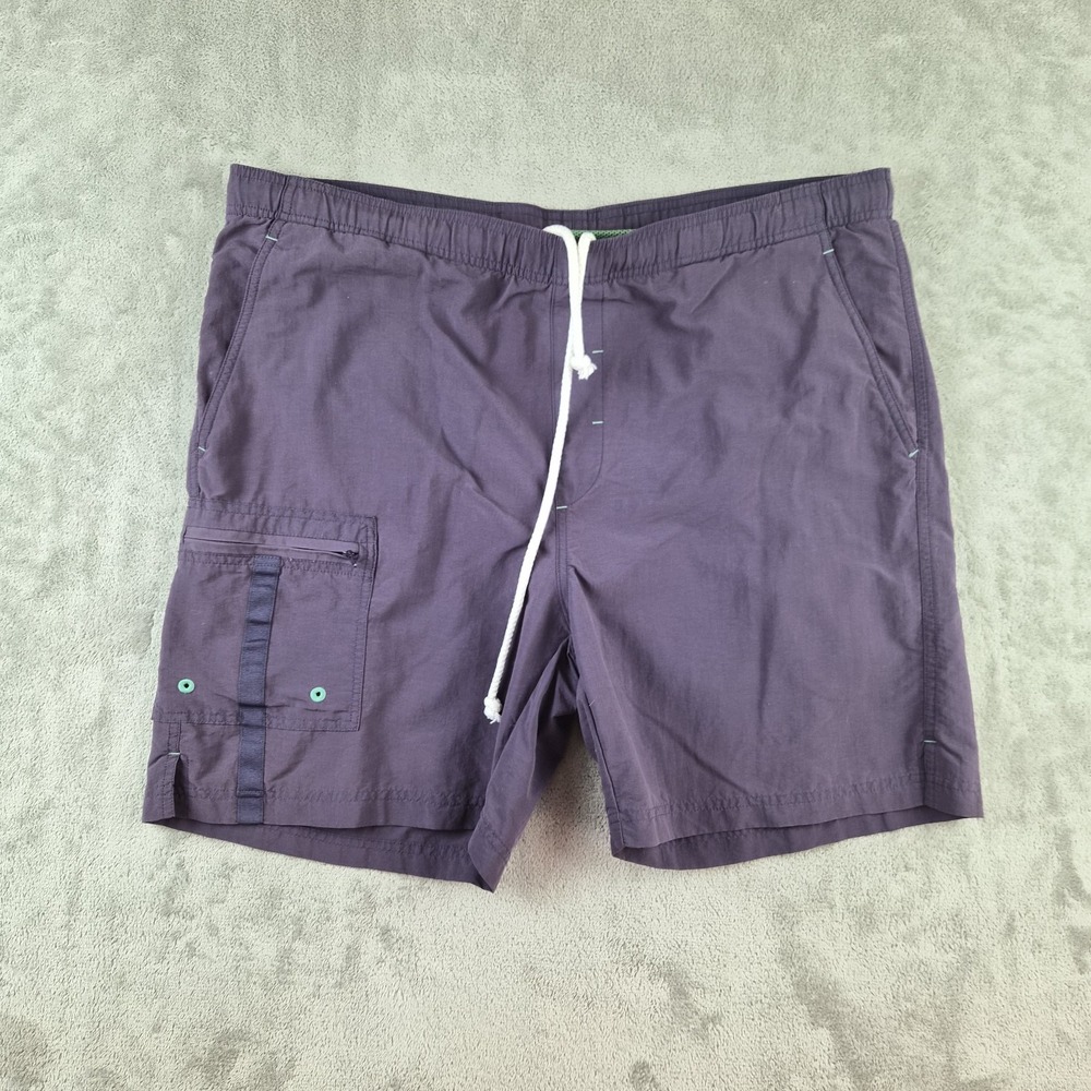 Tommy‎ Bahama Mens Swim Trunks Large 40x6 Purple Shorts Mesh Lined Drawstring